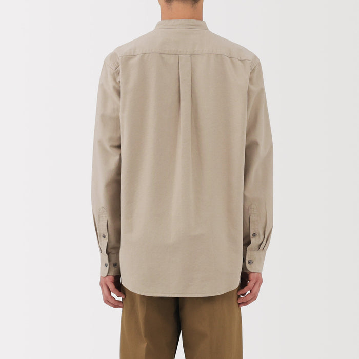 muji dress shirt Men's Washed Oxford Button Down Shirt
