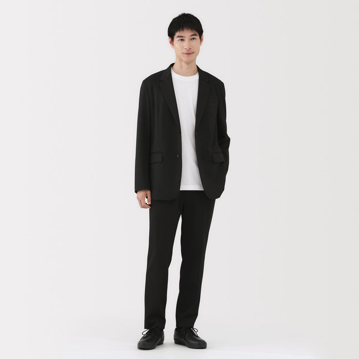 Jersey Flat Front Pants | Men's Work Outfits | MUJI USA Black / S Jersey Flat Front Pants | Men's Work Outfits | MUJI USA Black / S