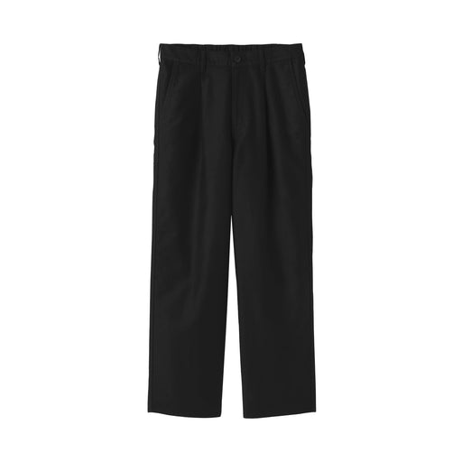 Kapok Blend Moleskin Work Pants Black MUJI