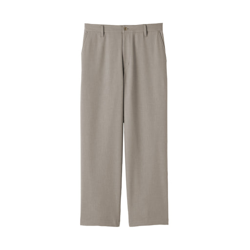 Stretch Wide Trousers Mocha Brown MUJI