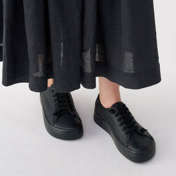 Labo Leather Low-Cut Sneakers MUJI