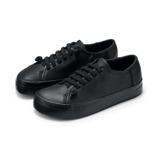 #missingitems Labo Leather Low-Cut Sneakers Black MUJI