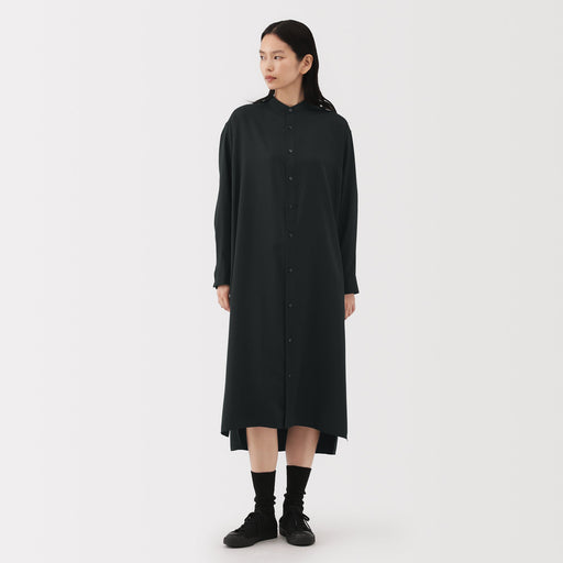 Labo Modal Blend Relaxed Shirt Dress MUJI
