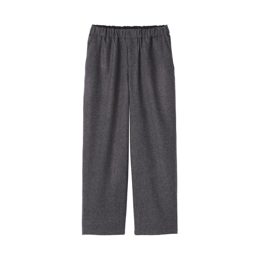 Labo Cashmere Mix Easy Pants Charcoal Gray MUJI