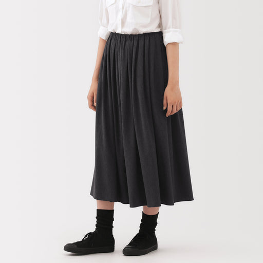 Labo Jersey Pleated Skirt MUJI