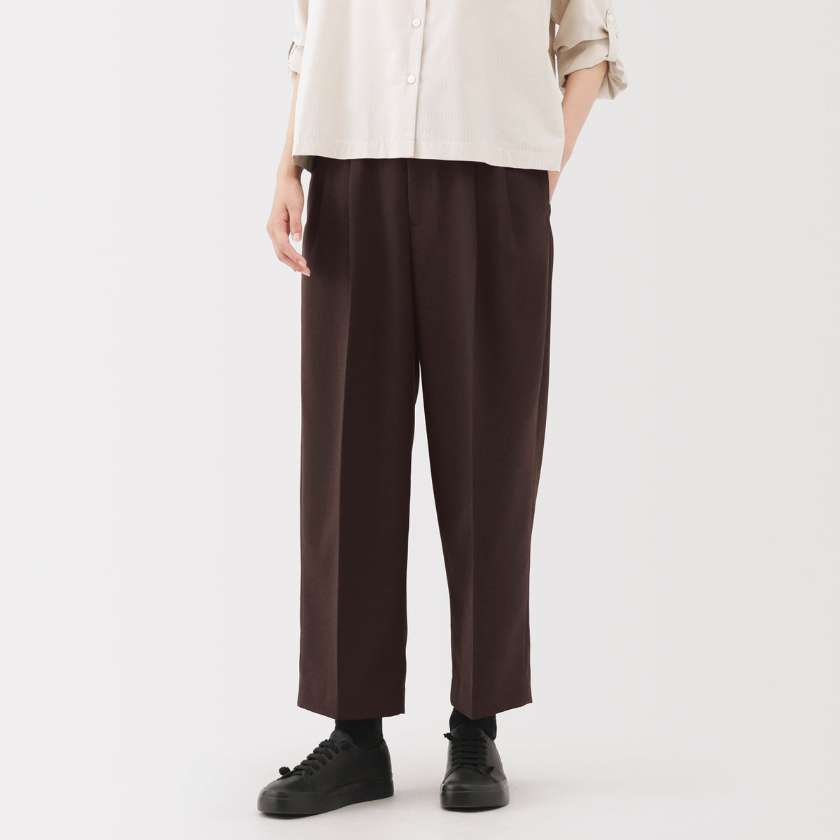 Labo Polyester Twill Wide Pants