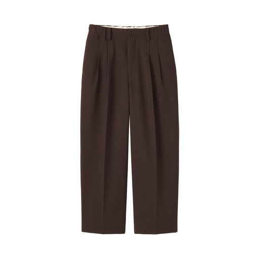 Labo Polyester Twill Wide Pants Brown MUJI
