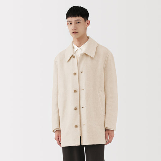 #WK42 [import] Labo Cashmere Mix Soutien Collar Coat AF0D625A MUJI