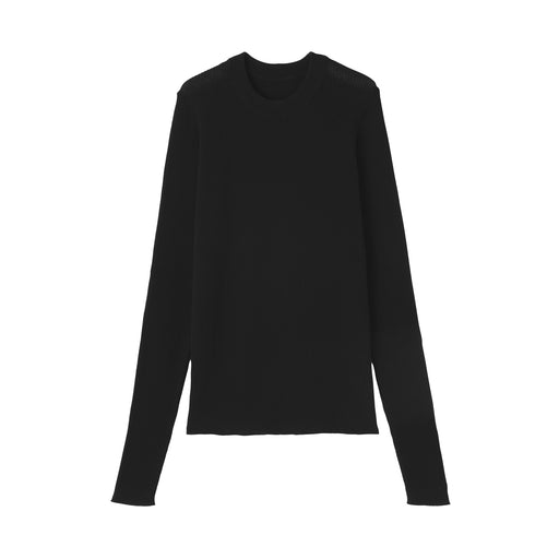 Labo High Twist Cotton Pullover Black MUJI