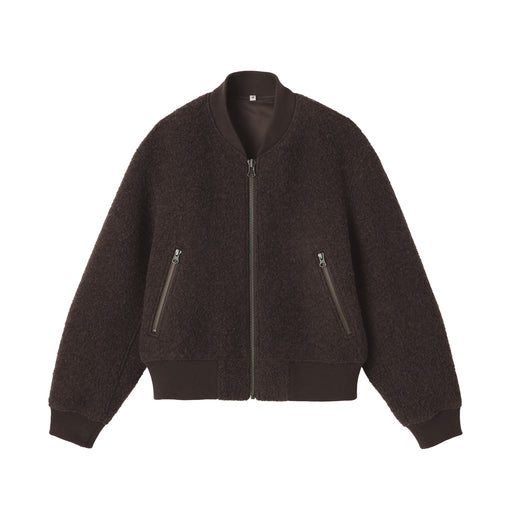 #WK42 [import] Labo Wool Blend Short Blouson AF0DK25A Brown MUJI