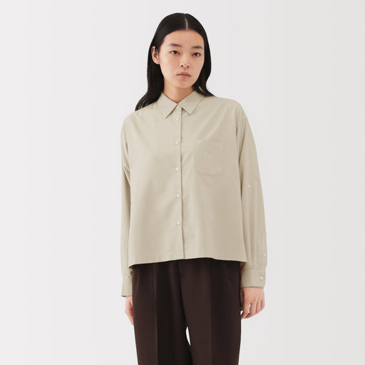 Labo Modal Blend Relaxed Shirt MUJI