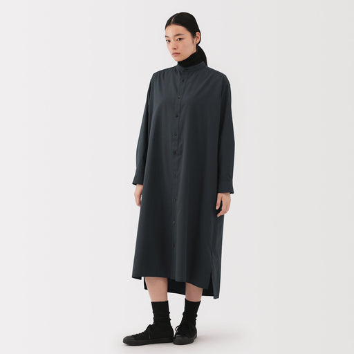 Labo Modal Blend Relaxed Shirt Dress MUJI