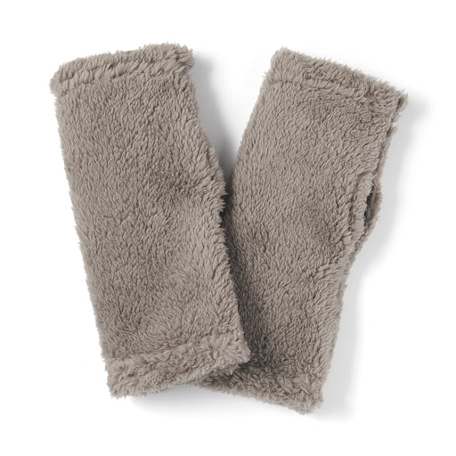 Boa Fleece Hand Warmers Mocha Brown MUJI