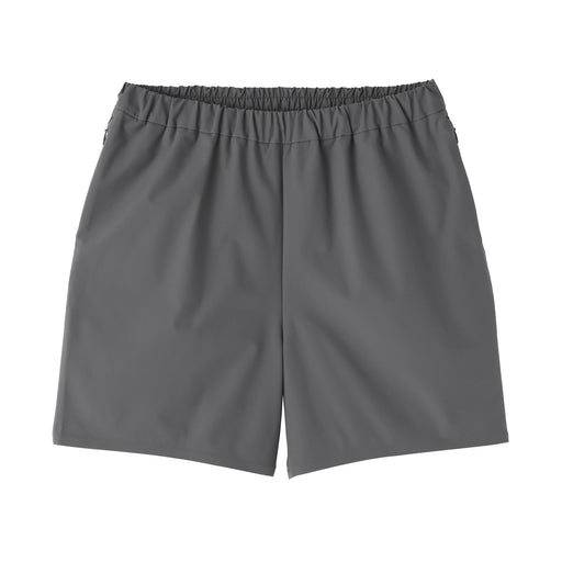 Water Repellent Stretch Shorts Charcoal Gray MUJI