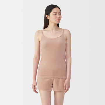 Cotton Velour Bra Camisole MUJI