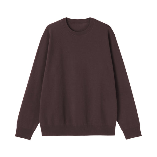 Milano Rib Crewneck Sweater Dark Purple MUJI