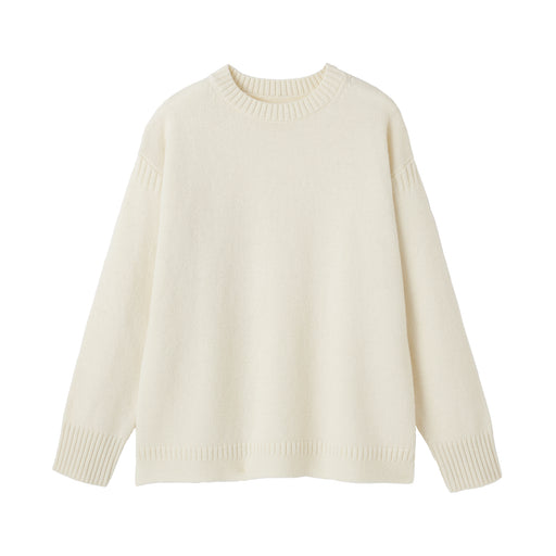 Andes Wool Crewneck Sweater Natural MUJI