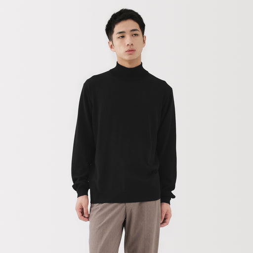 Wool Mockneck Sweater MUJI