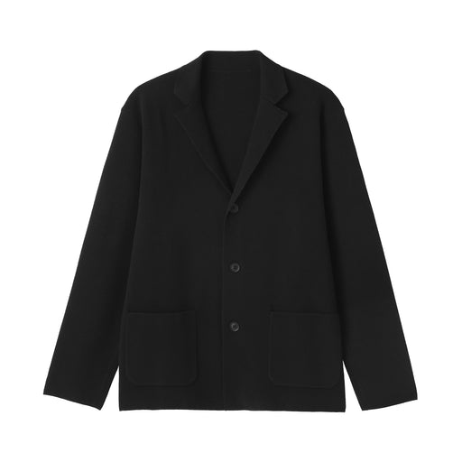 Milano Rib Jacket Black MUJI