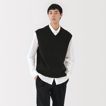 Milano Rib Sweater Vest MUJI