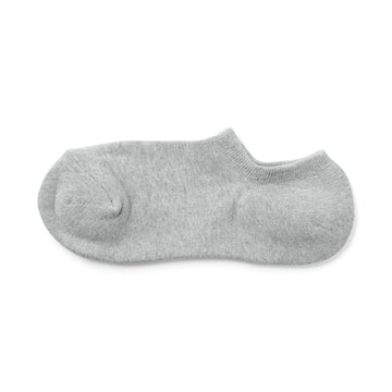 Pile Sneaker Socks Gray 23-25cm (US W7-9 M5-7.5) MUJI