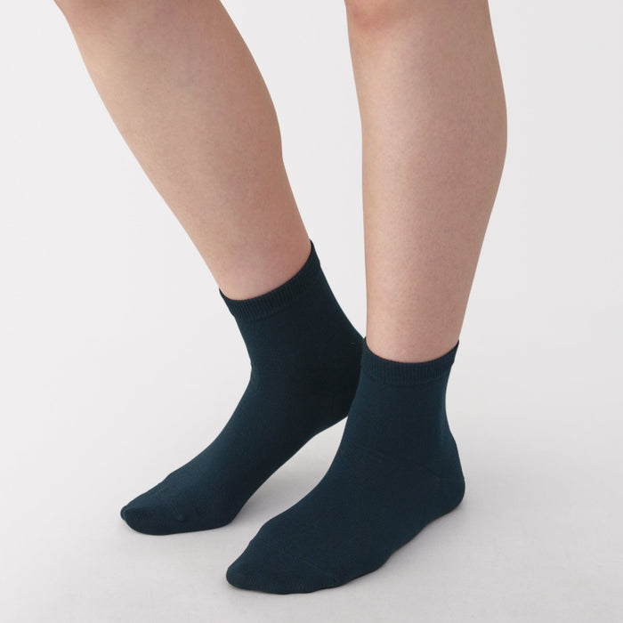 short dress socks women Pin Dot Quarter Socks, Navy / 5-8