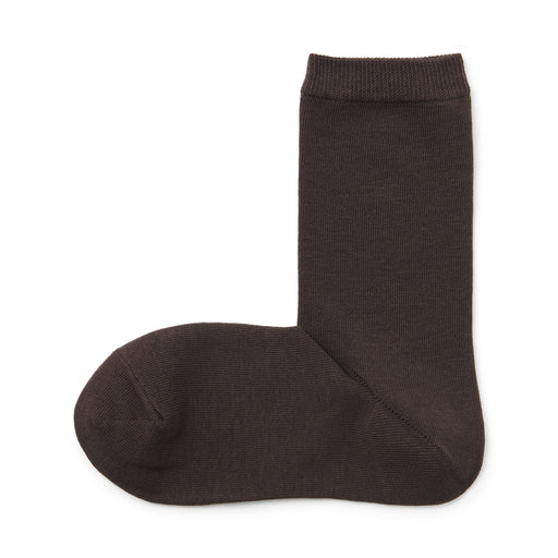 Loose Top Socks Coffee Brown MUJI
