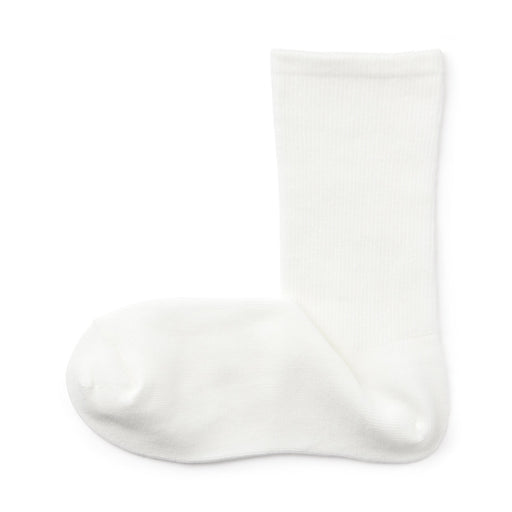 Loose Top Tapered Socks Off White MUJI