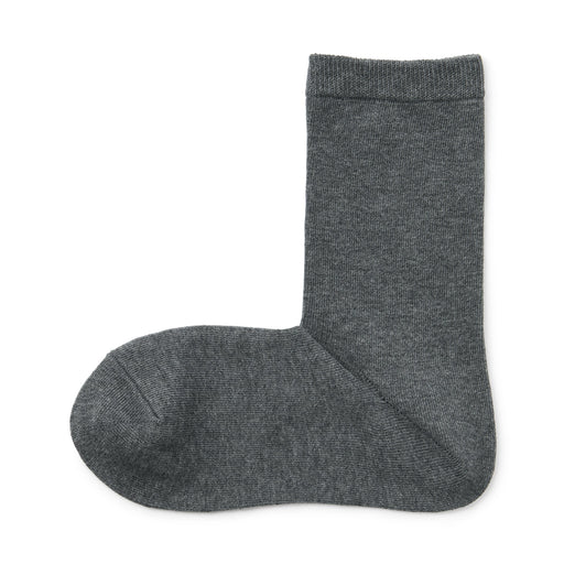 Loose Top Socks Charcoal Gray MUJI