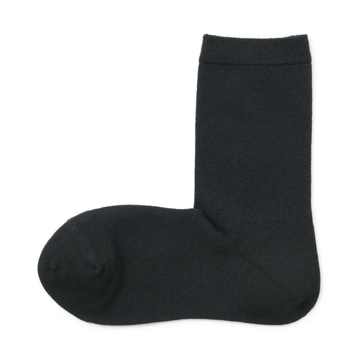 Loose Top Socks Black MUJI