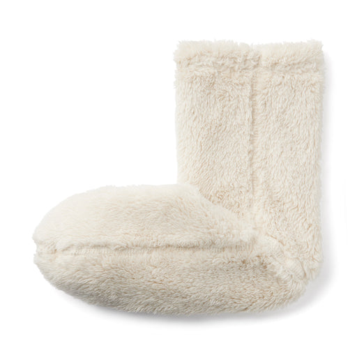 Boa Fleece Cozy Socks Light Beige MUJI