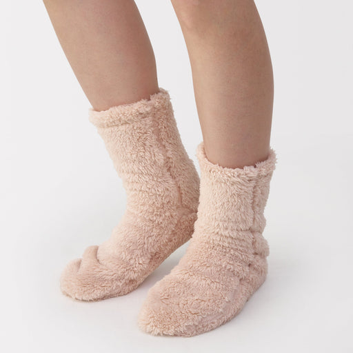Boa Fleece Cozy Socks MUJI