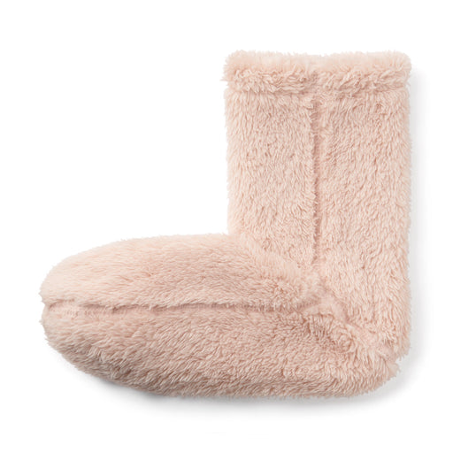 Boa Fleece Cozy Socks Pink MUJI