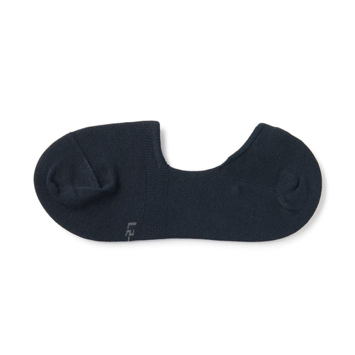 Silicone Grip No-Show Socks Dark Navy MUJI