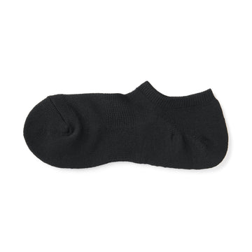 Pile Sneaker Socks Black MUJI