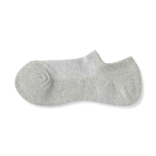 Pile Sneaker Socks Gray MUJI
