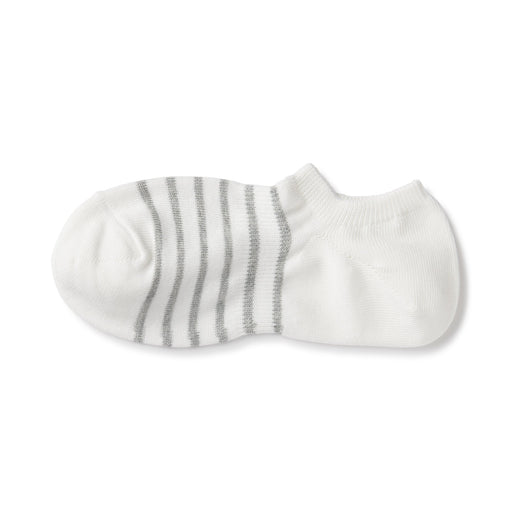 Sneaker Socks Off White Stripe MUJI