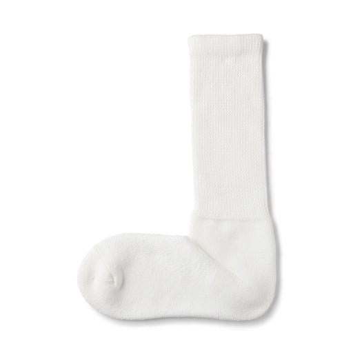 Loose Top Pile Socks Off White MUJI