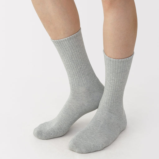 Pile Socks Gray MUJI