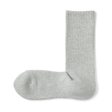 Pile Socks Gray MUJI