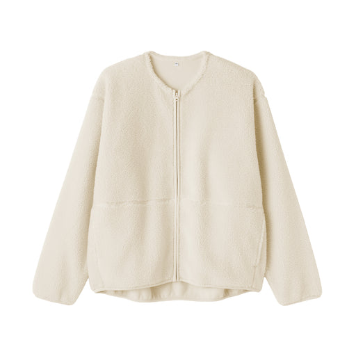 Boa Fleece Jacket Ivory MUJI