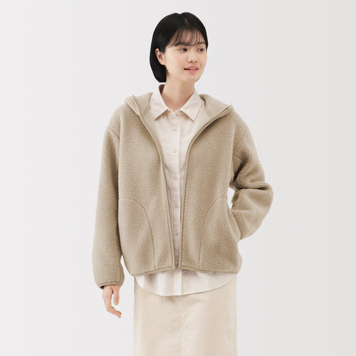 Boa Fleece Zip Hoodie MUJI