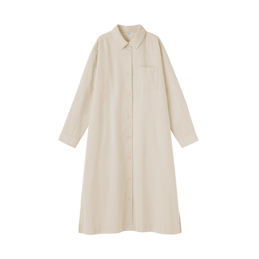 #deleted [import] Kapok Blend Corduroy Dress Ivory MUJI