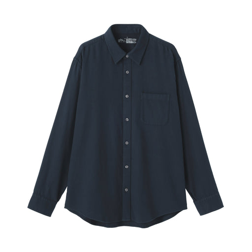 Flannel Shirt Navy MUJI