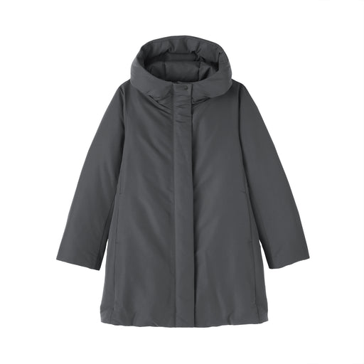 Water-Repellent Down Coat Medium Gray MUJI