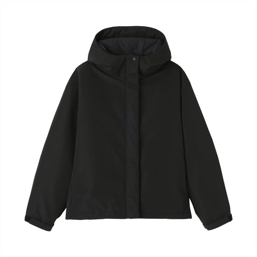 Padded Hooded Jacket Black MUJI