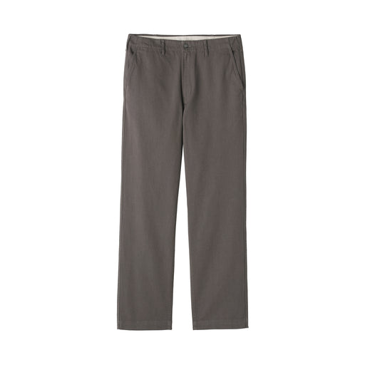 Chino Wide Pants Grayish Brown MUJI