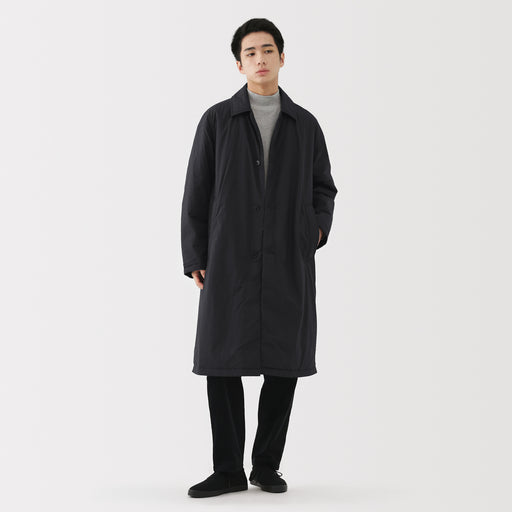 Padded Stand Fall Collar Coat MUJI