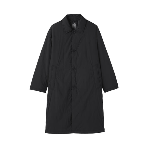 Padded Stand Fall Collar Coat Black MUJI