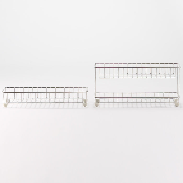 Stainless Steel Bottle Rack Bathroom Organization MUJI USA